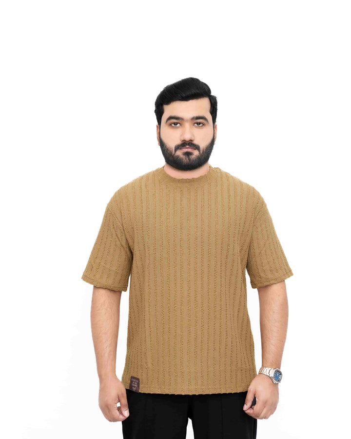 Urban Turkish Knit Essential – Camel Textured Edition Genzee Store Turkish Tees