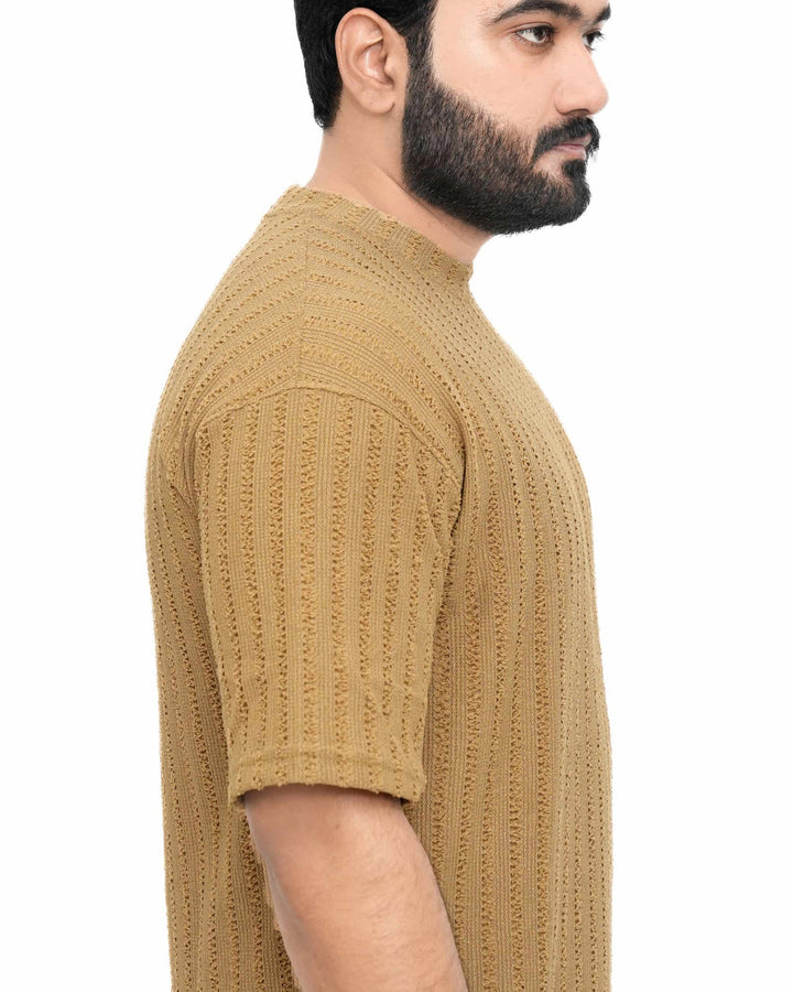 Urban Turkish Knit Essential – Camel Textured Edition Genzee Store Turkish Tees