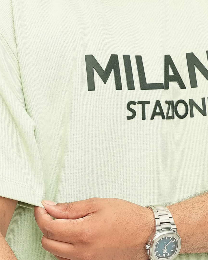 "Milano Stazione" Textured Co-ord Set,Mint Green. Genzee Store Co-ord Set