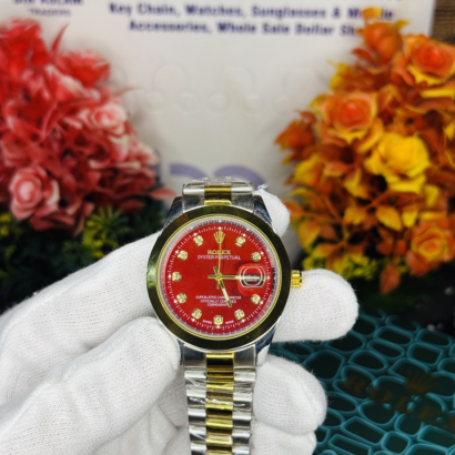 Rolex Gold and Silver Watch